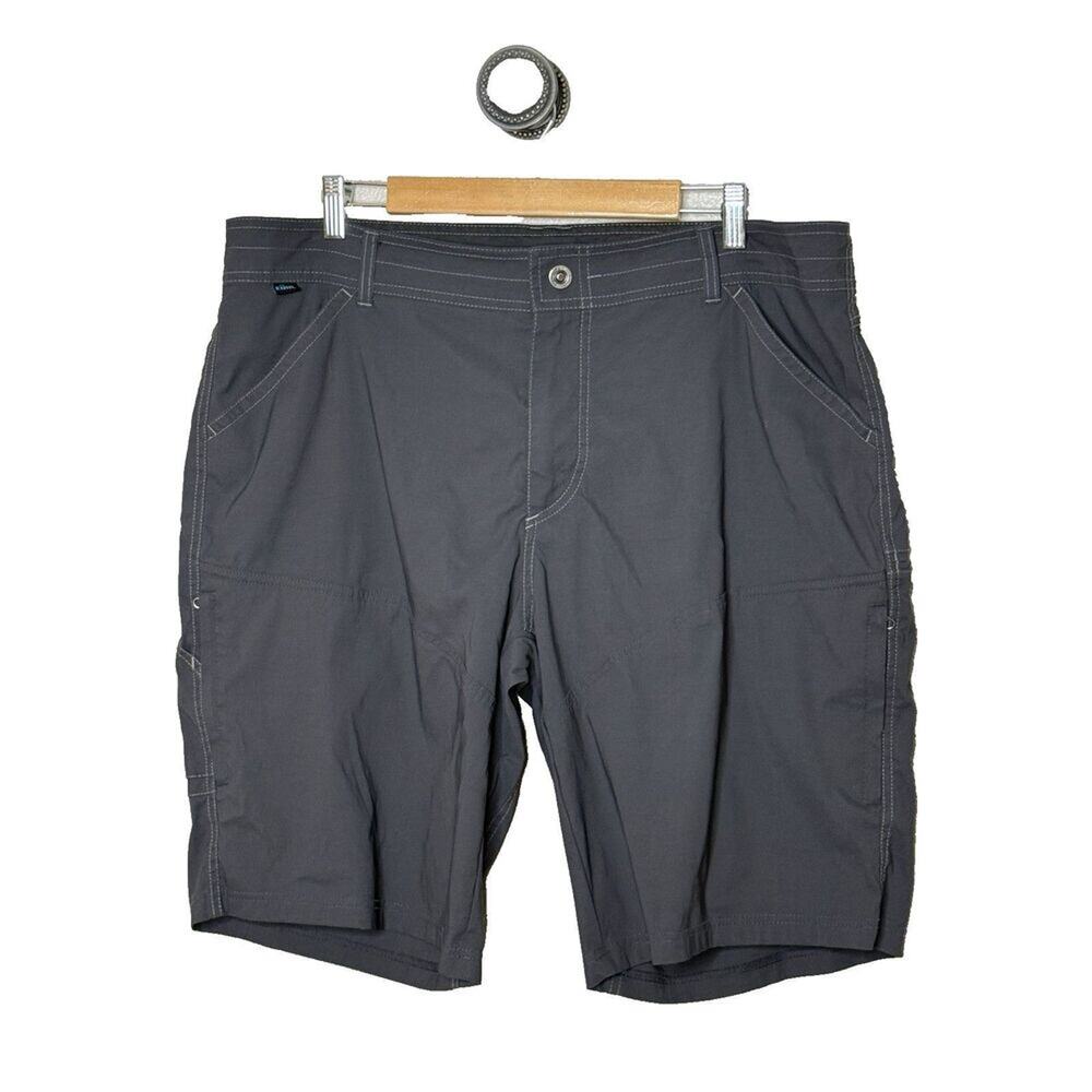 Kuhl Shorts Mens Size 40 Gray Outdoors Gorpcore Cargo Pockets
